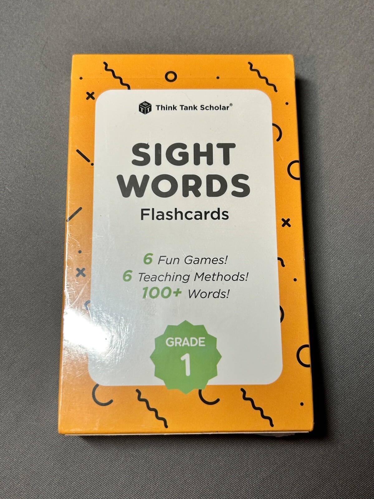 Think Tank Scholar 1st Grade Sight Words Flash Cards 100+ Words New