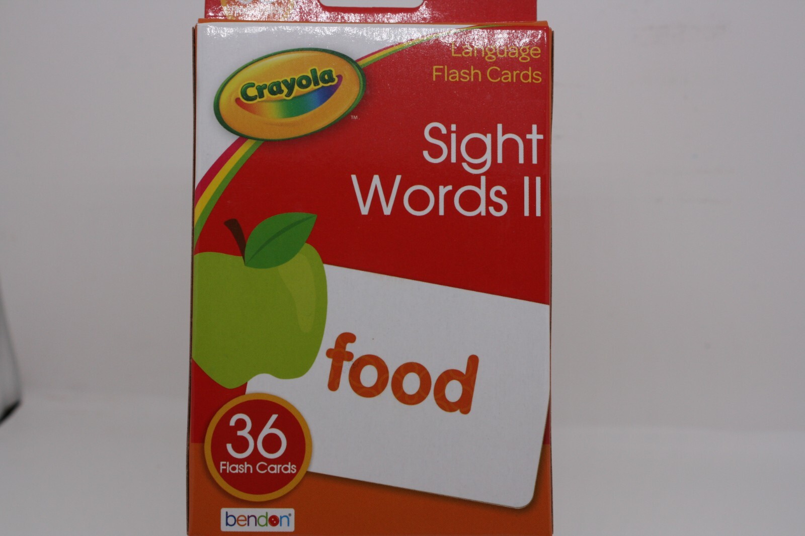 NEW Crayola Sight Words II Language Flash Cards Includes 36 Cards Ages 4+
