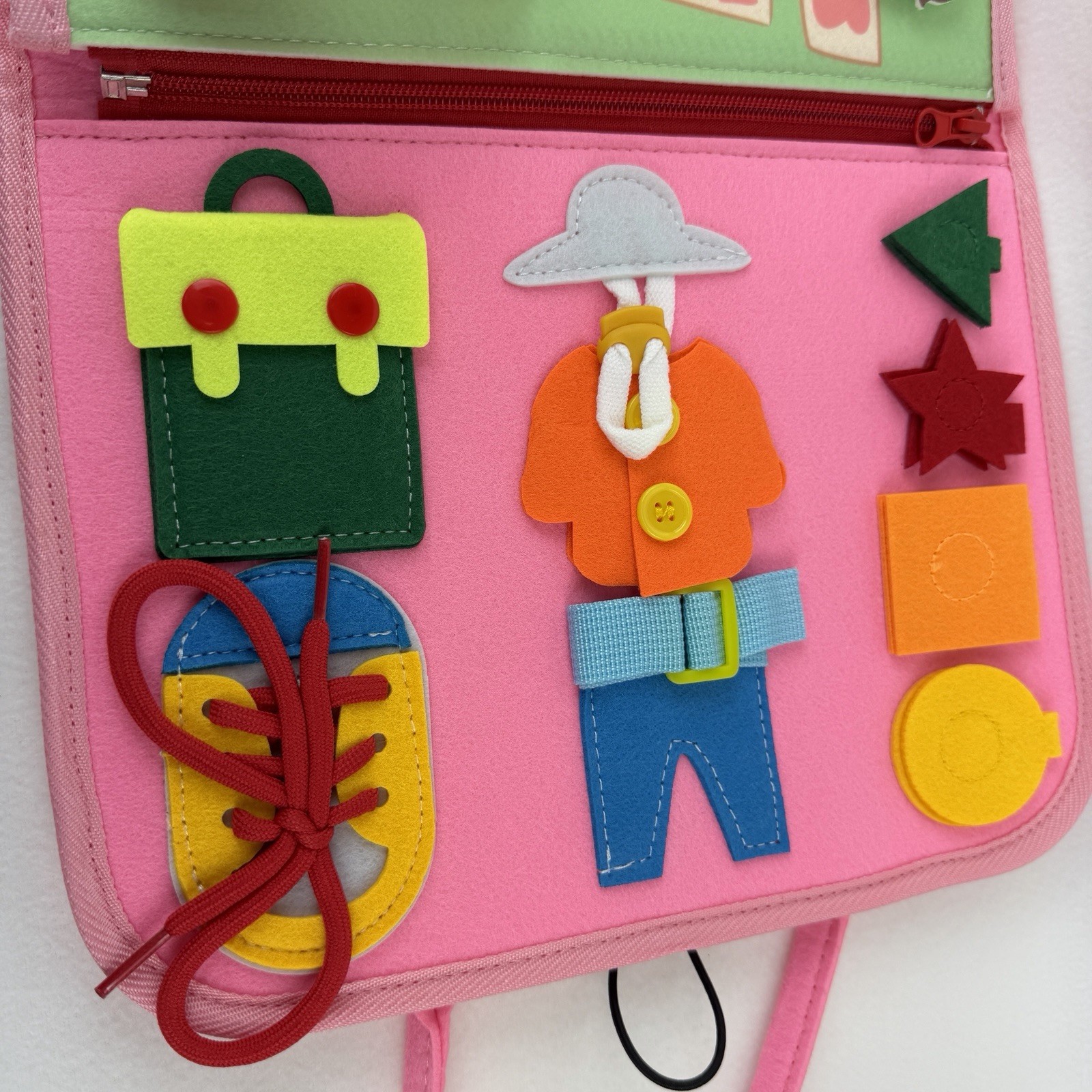 Urmywo Busy Board Book Montessori Toy Toddlers Educational Pink Unicorn New