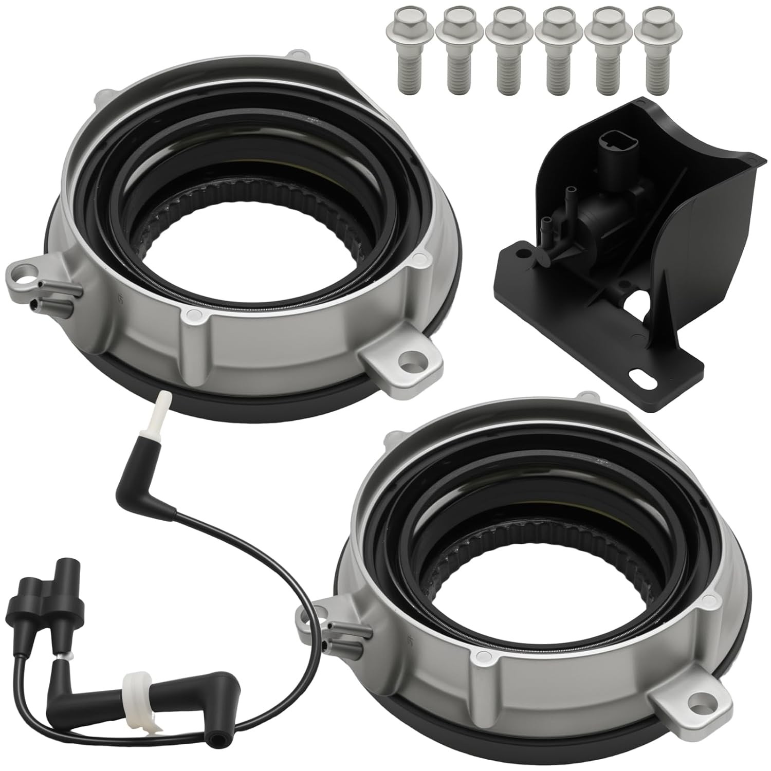 7L1Z-3C247-A 4WD Auto Locking Hub Axle Actuator with Vacuum Solenoid,