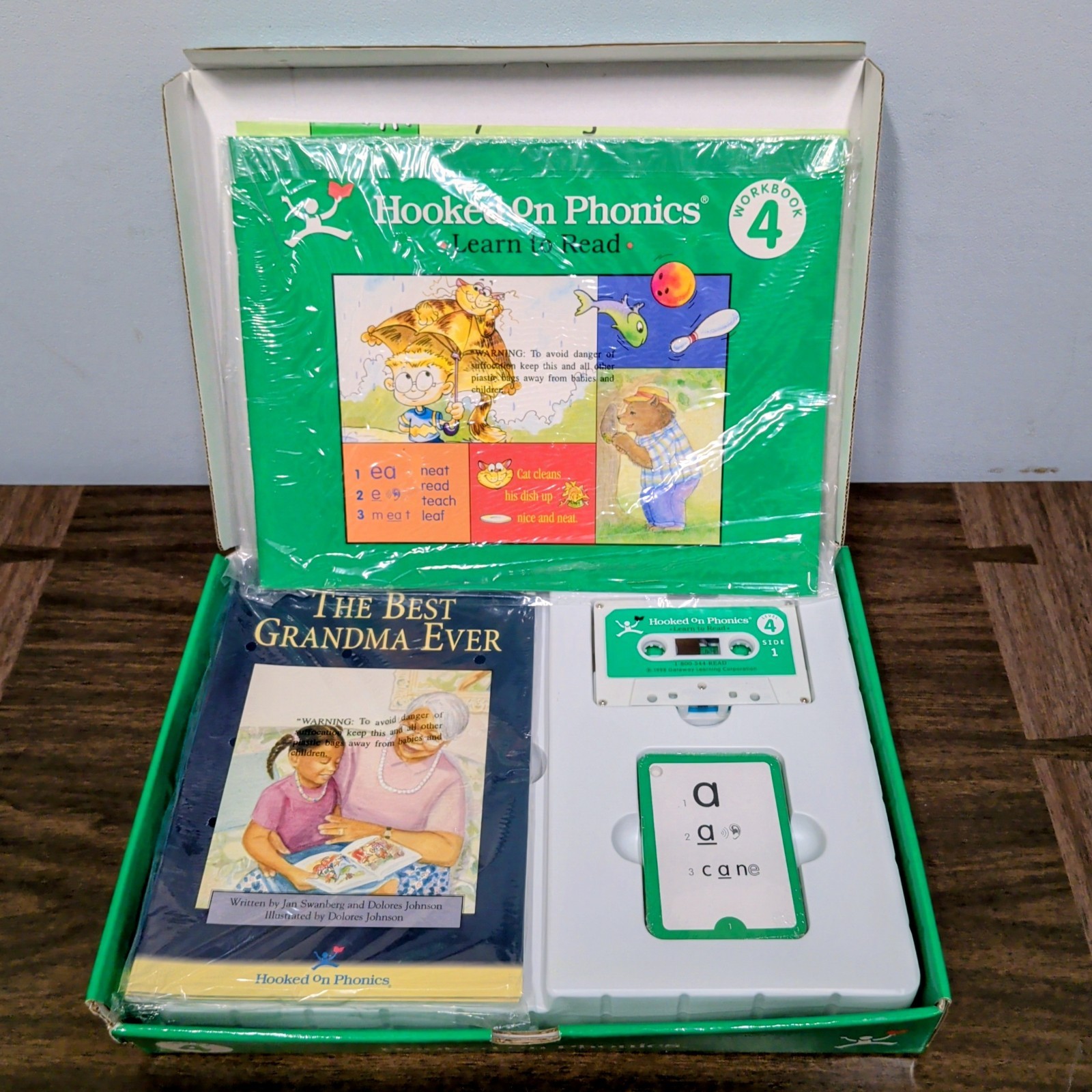 Hooked on Phonics Kits Levels 2-5 Learn to Read Sets Books Cassettes Cards NEW