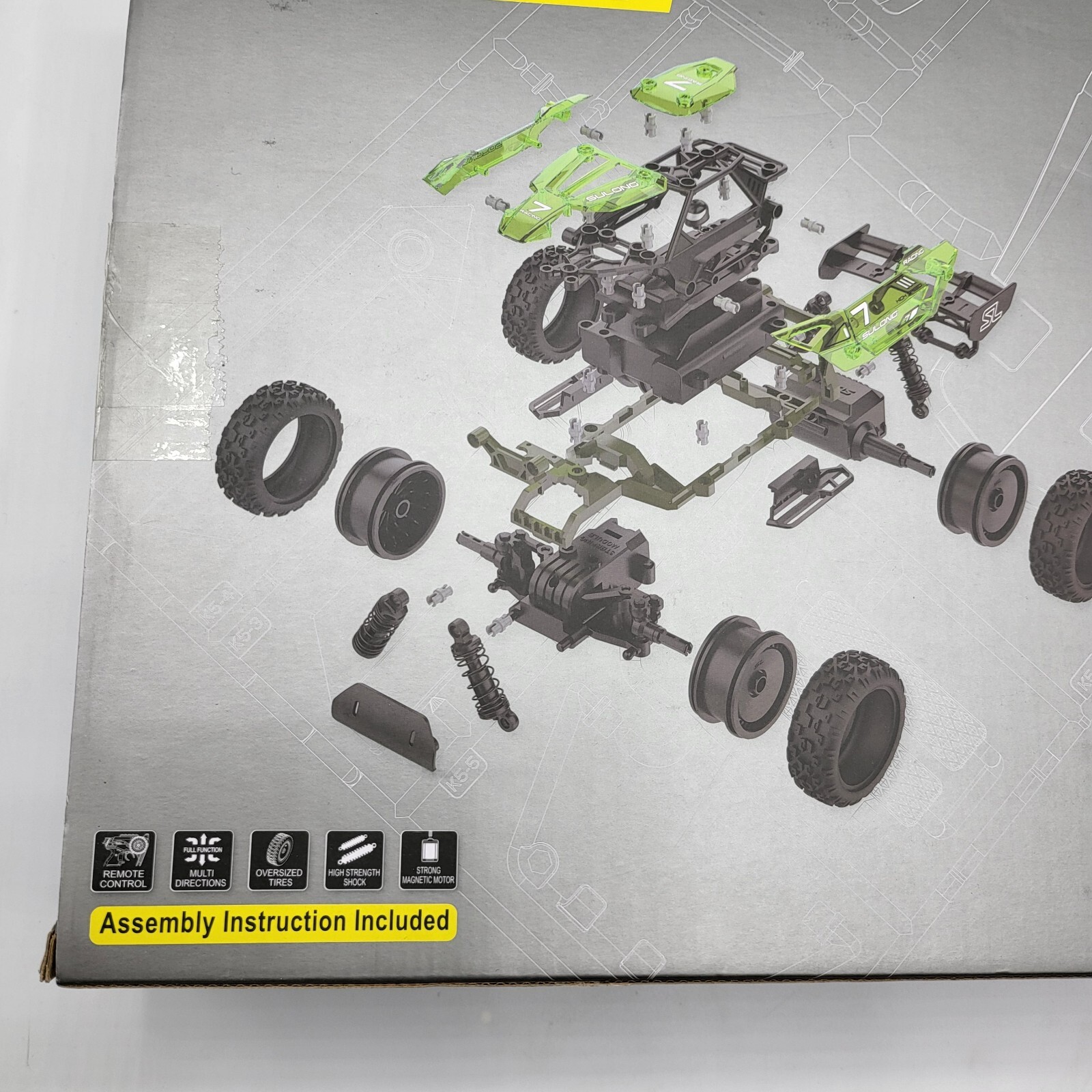 AGNEVE RC STEM DIY TRUCK Smart Assembly Kit Scale 1:18 2.4GHz – NEW