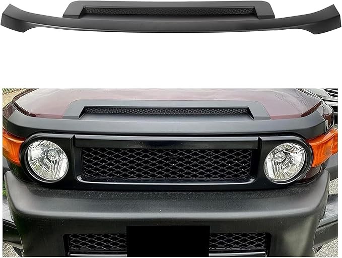 HX Black Hood Molding Trim Compatible with 2007-2011 Toyota FJ Cruiser