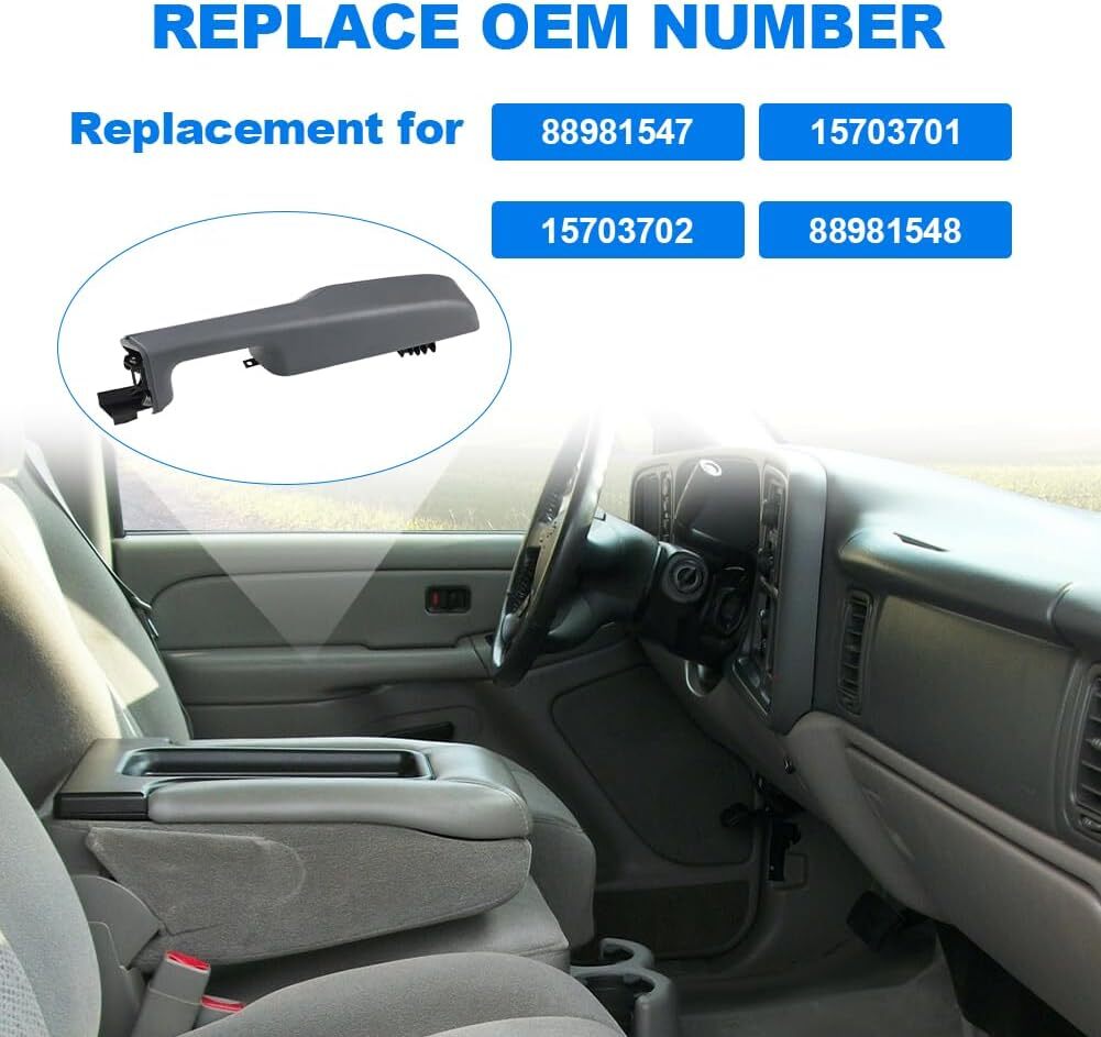 JDMON Front Left Driver Interior Door Armrest Handle Replacement for 1999-2006