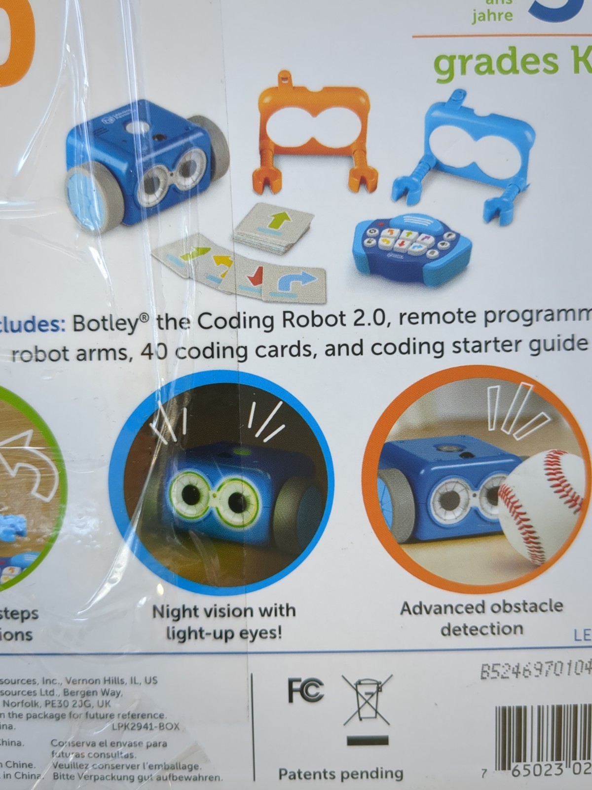 Learning Resources Botley 2.0 Coding Robot Children’s STEM Basic Coding Toy EUC