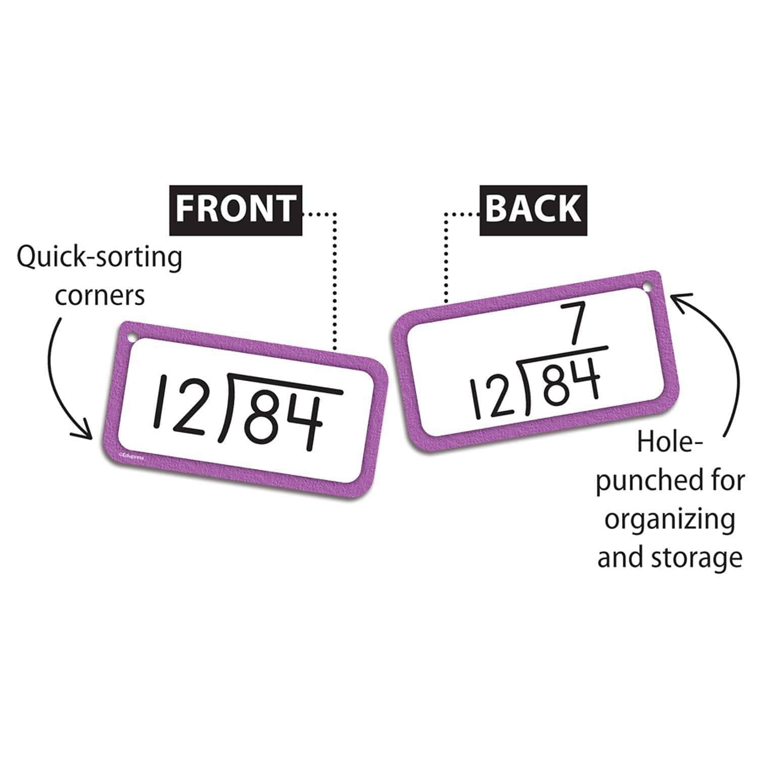 Teacher Created Resources Division Flash Cards – All Facts 0-12 Tcr62030