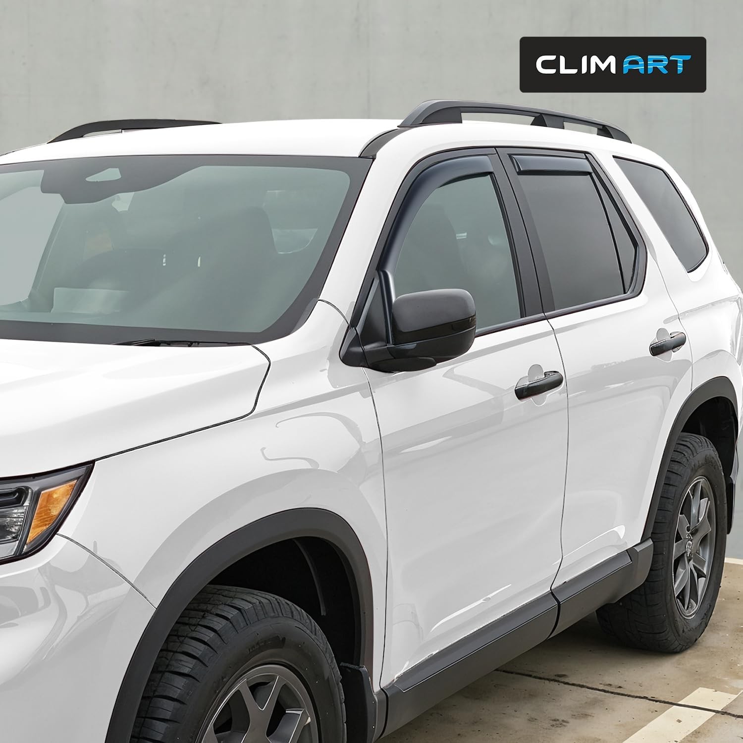 CLIM ART In-Channel Rain Guards Honda Pilot 2023-2026 Window Deflectors #R026