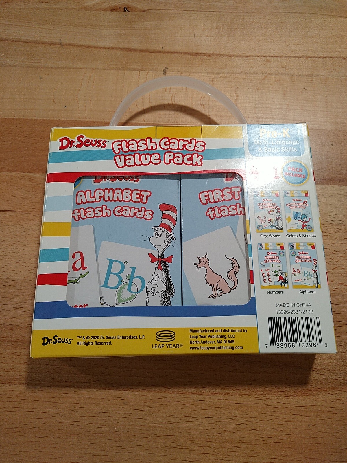Dr. Seuss Flash Cards 4 Boxes Pre-K 1st Words Alphabet Colors Numbers Shapes NEW