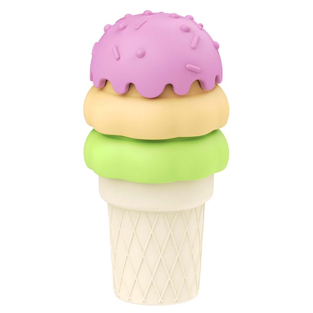 Playful Ice Cream Stacking Puzzle Toy Sturdy Non-Collapsing Fit Kids Indoor Play