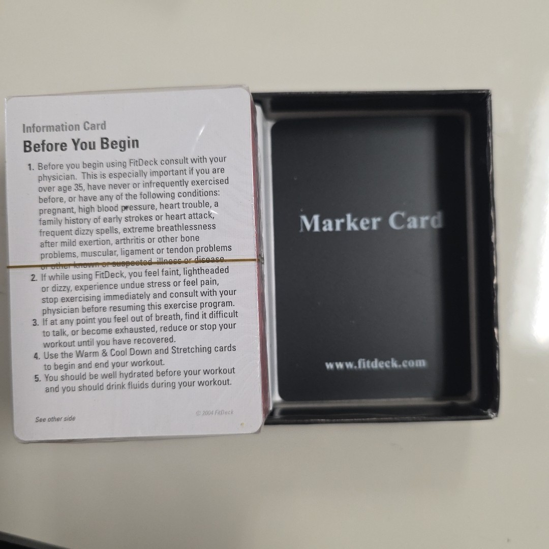 FitDeck Jr. Exercise Playing Cards