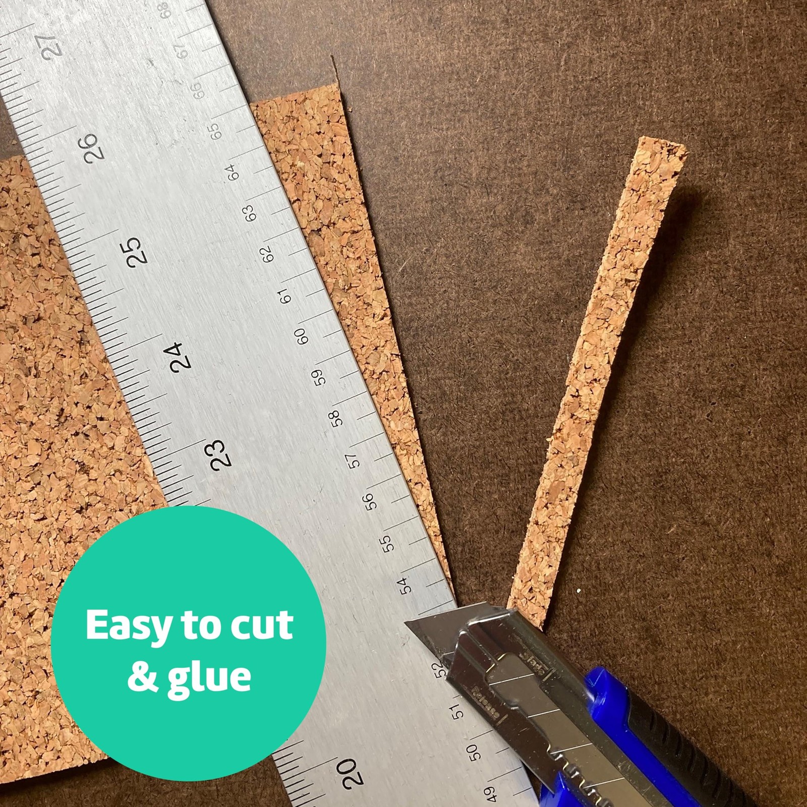 Flipside Cork Roll, 84 x 48, 6 mm, Brown Surface 6mm thick 4′ x 6′