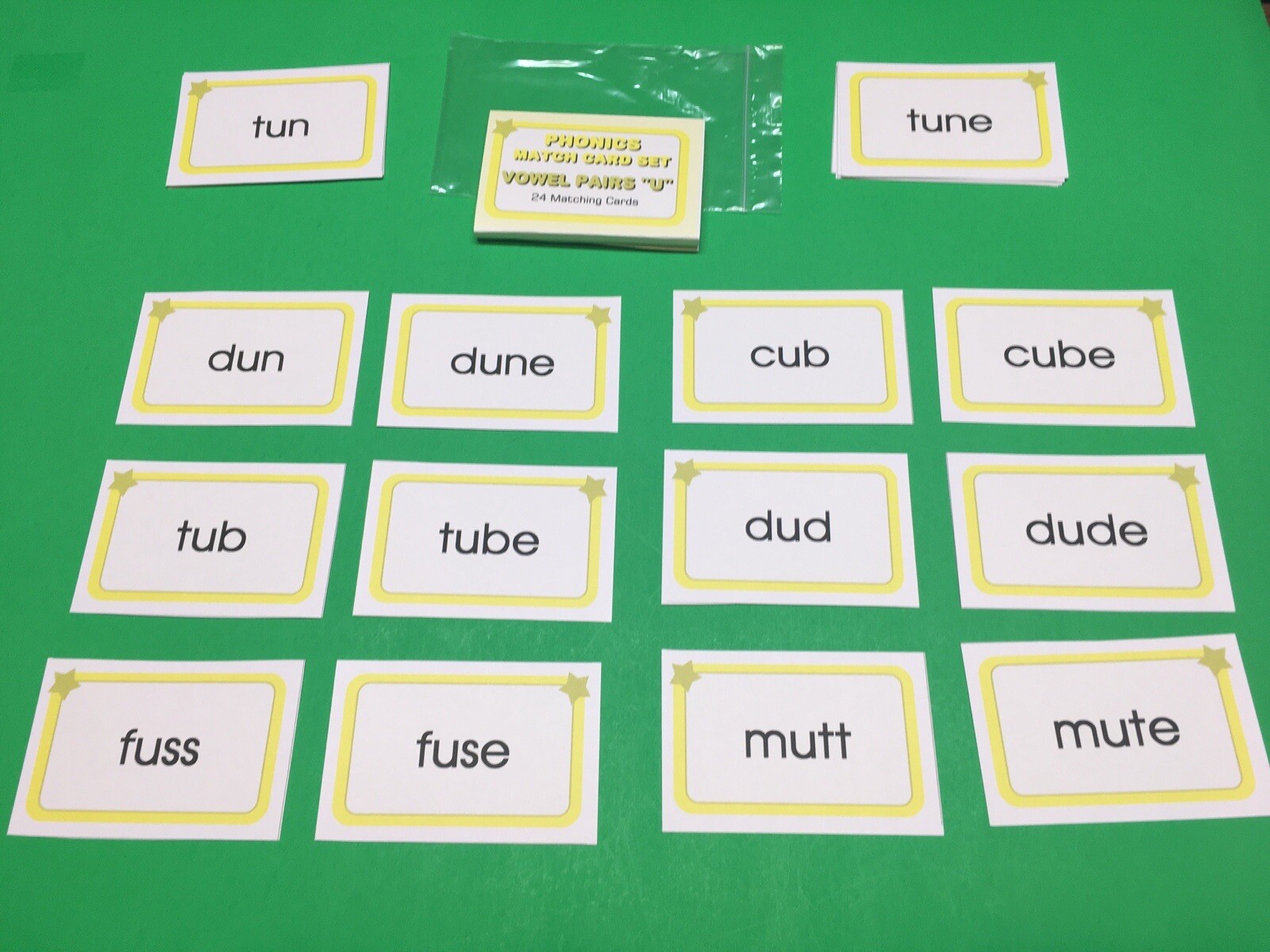 Reading – Vowel Pairs – AEIOU – Learning Flash Cards For Kids – Educational