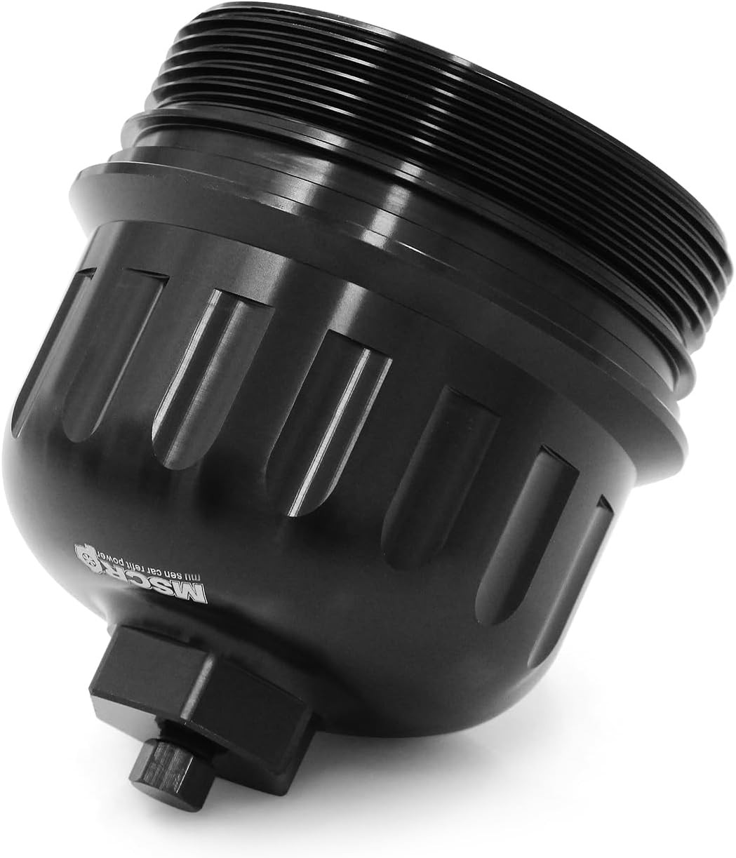 Billet Fuel Filter Housing Cap Compatible with 2017-2019 Chevy/GMC 6.6L L5P