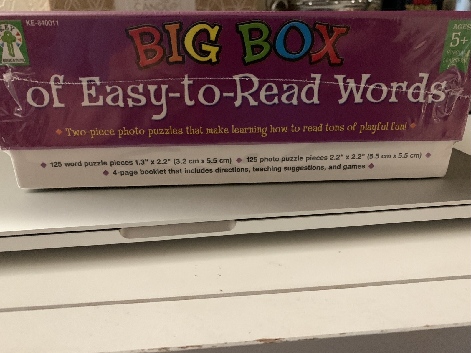 Carson Dellosa Education Big Box of Easy-to-Read Words Board Game, Grade K-2