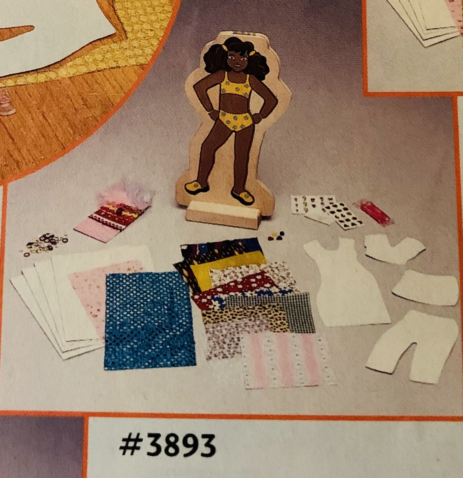 DISCOVERY TOYS CREATIVE CLOTHING AFRICAN-AMERICAN GIRL Designer/ Fashion #3893