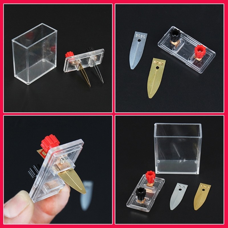 Educational Saltwater Battery Device for Classroom Labs Demonstrating Experiment