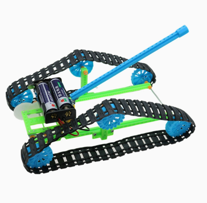All-terrain Tracked Tank Toy DIY Kit Children Educational Self Assembly Project