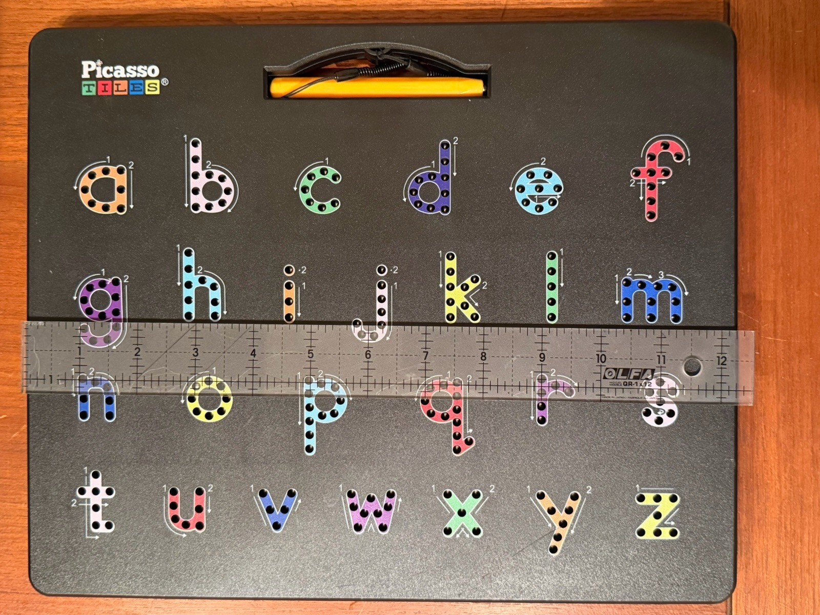 Picasso Tiles ABC / Drawing Magnetic Board Black