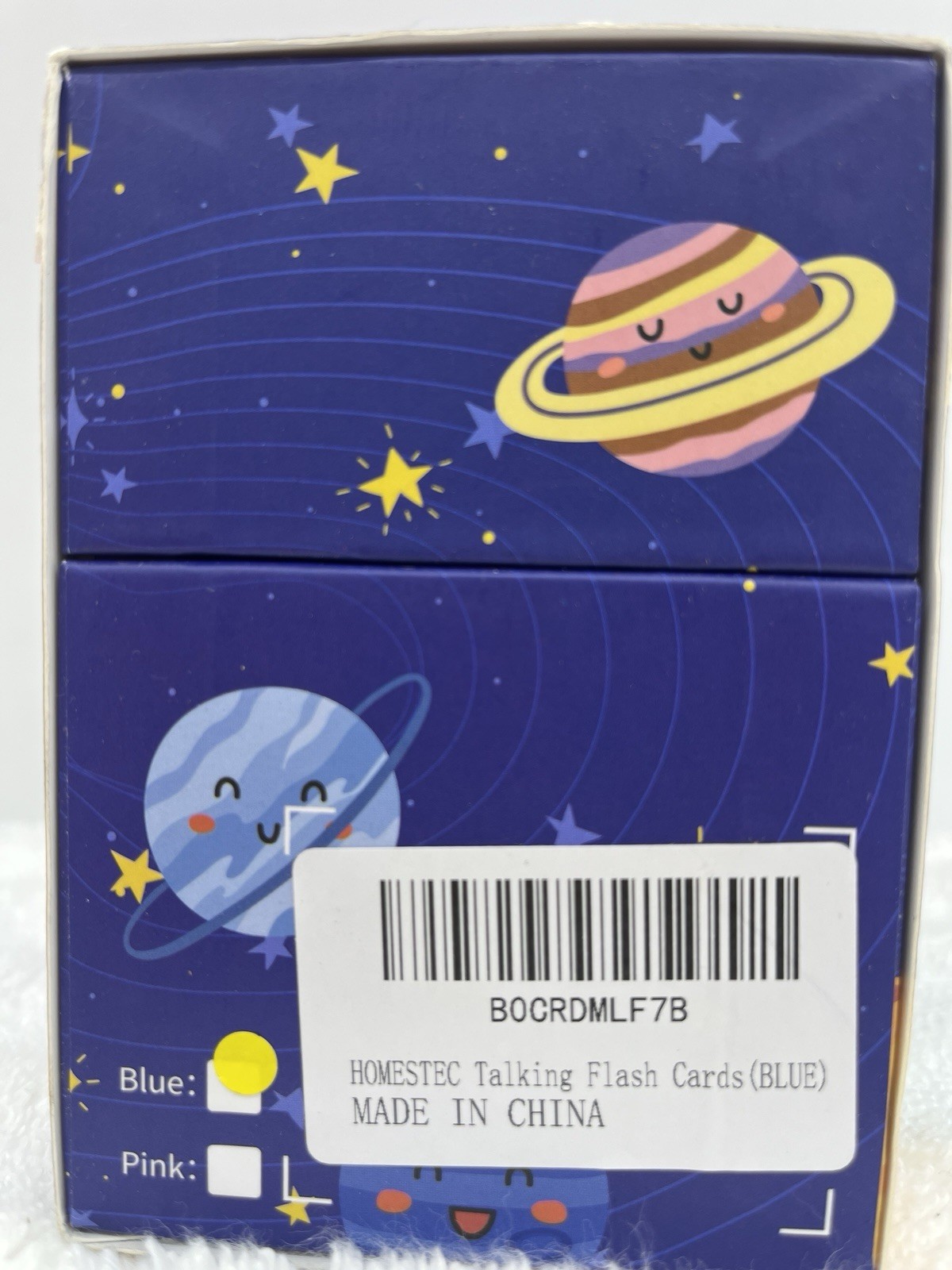 Toddlers Talking Flash Cards Sight Words Speech Therapy Toys Learning Blue USA