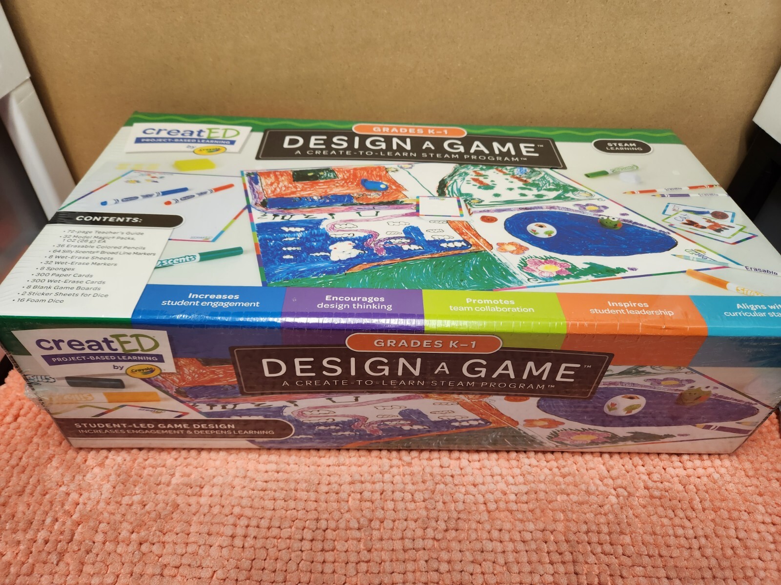 Crayola CREATED “Design A Game” Creat To Learn Steam Program Kit Grade K-1 NEW