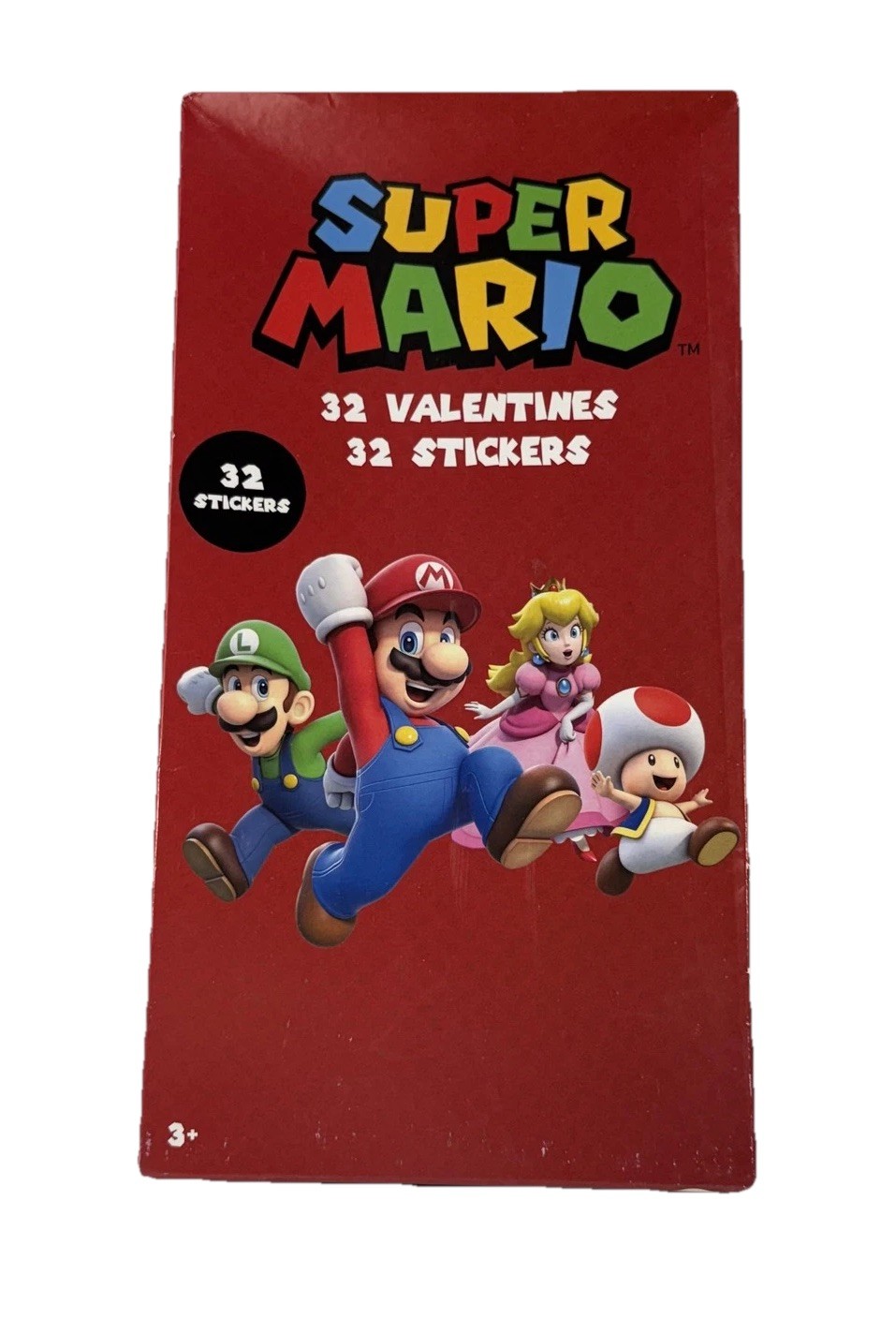 Super Mario Valentines 32 Cards 32 Stickers Nintendo Kids Classroom Gift 8 Desig