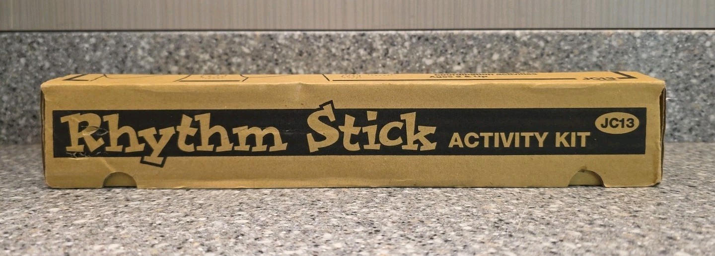 Lakeshore Rhythm Sticks Activity Kit 24 Wooden In 4 Colors JC13 Complete