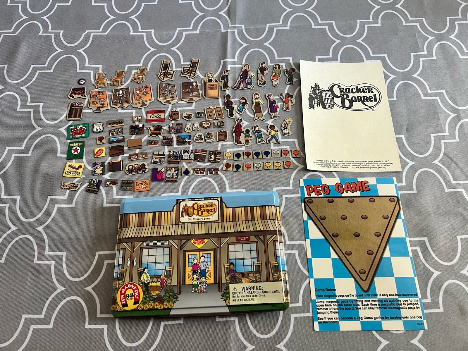 Cracker Barrel Old Country Store Magnetic Travel Play Set