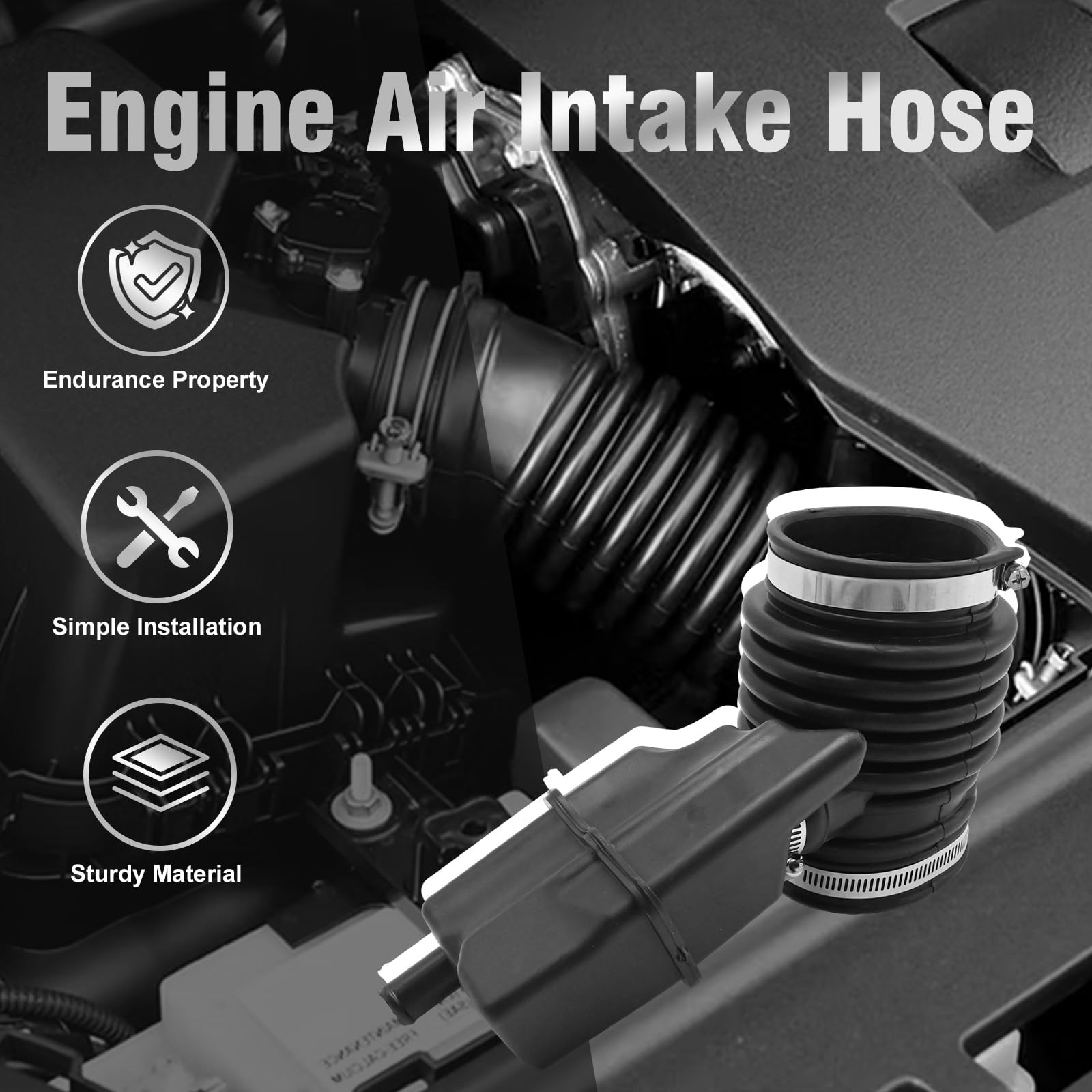 16576-1AA1A Air Intake Hose Fresh Air Duct Tube Hose, Replacement for Murano V6