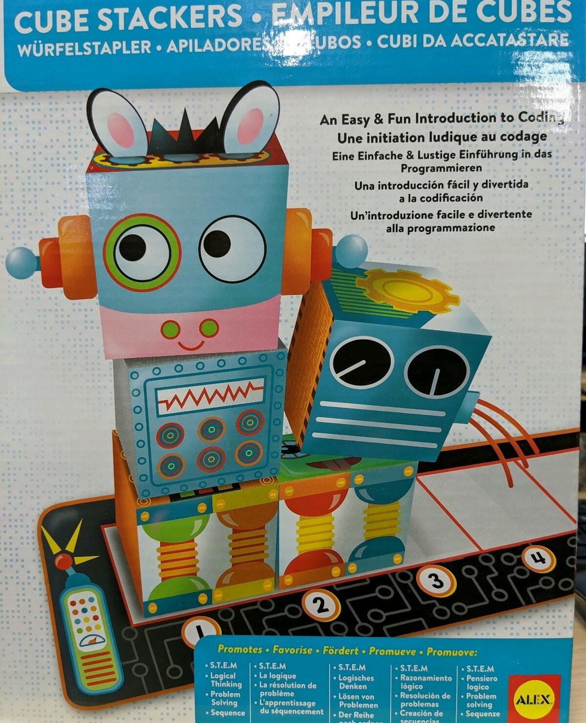 Alex Future Coders Cube Stackers S.T.E.M. Learning Problem Solving Game 67 pc