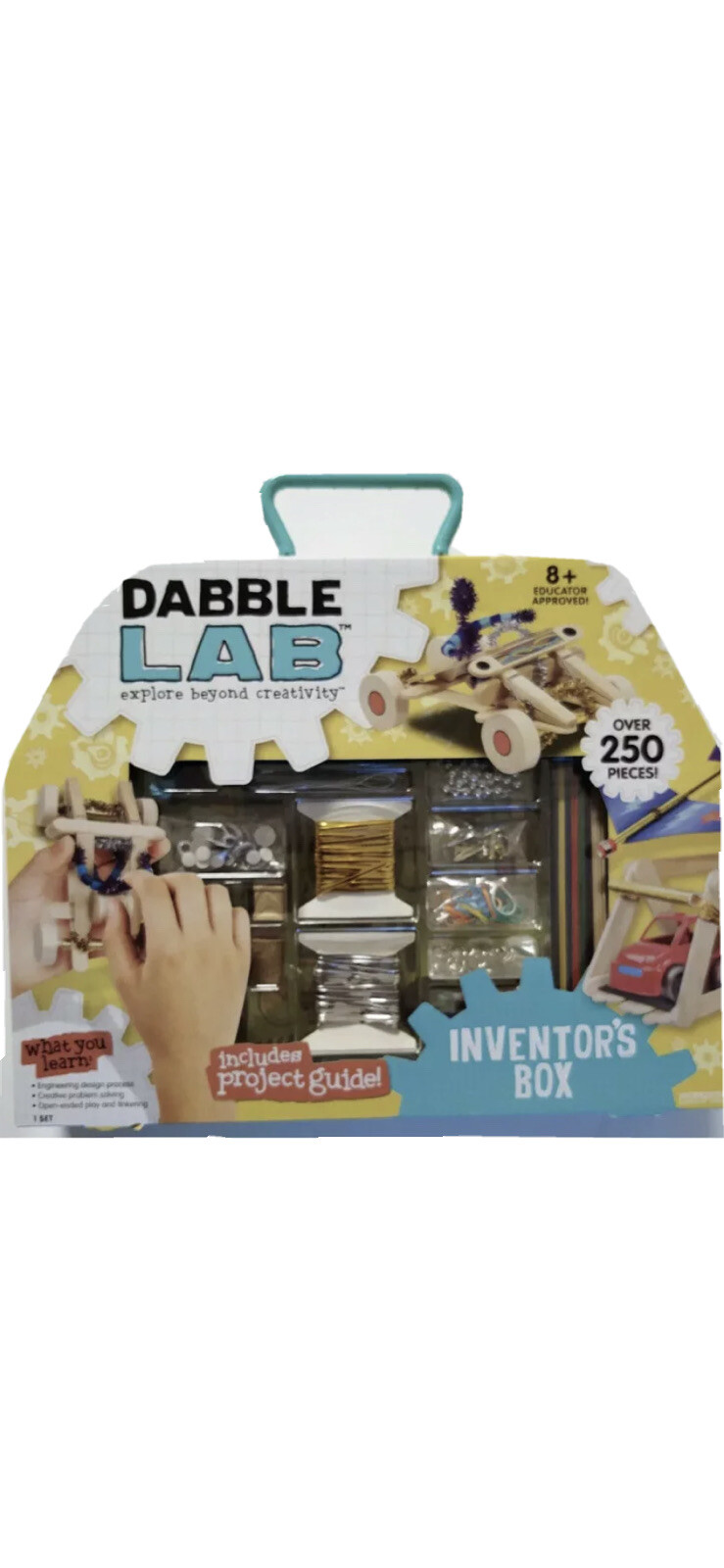 Dabble Lab Kids Inventors Box 250+ Pieces Fun Educational Crafts Ages 8+