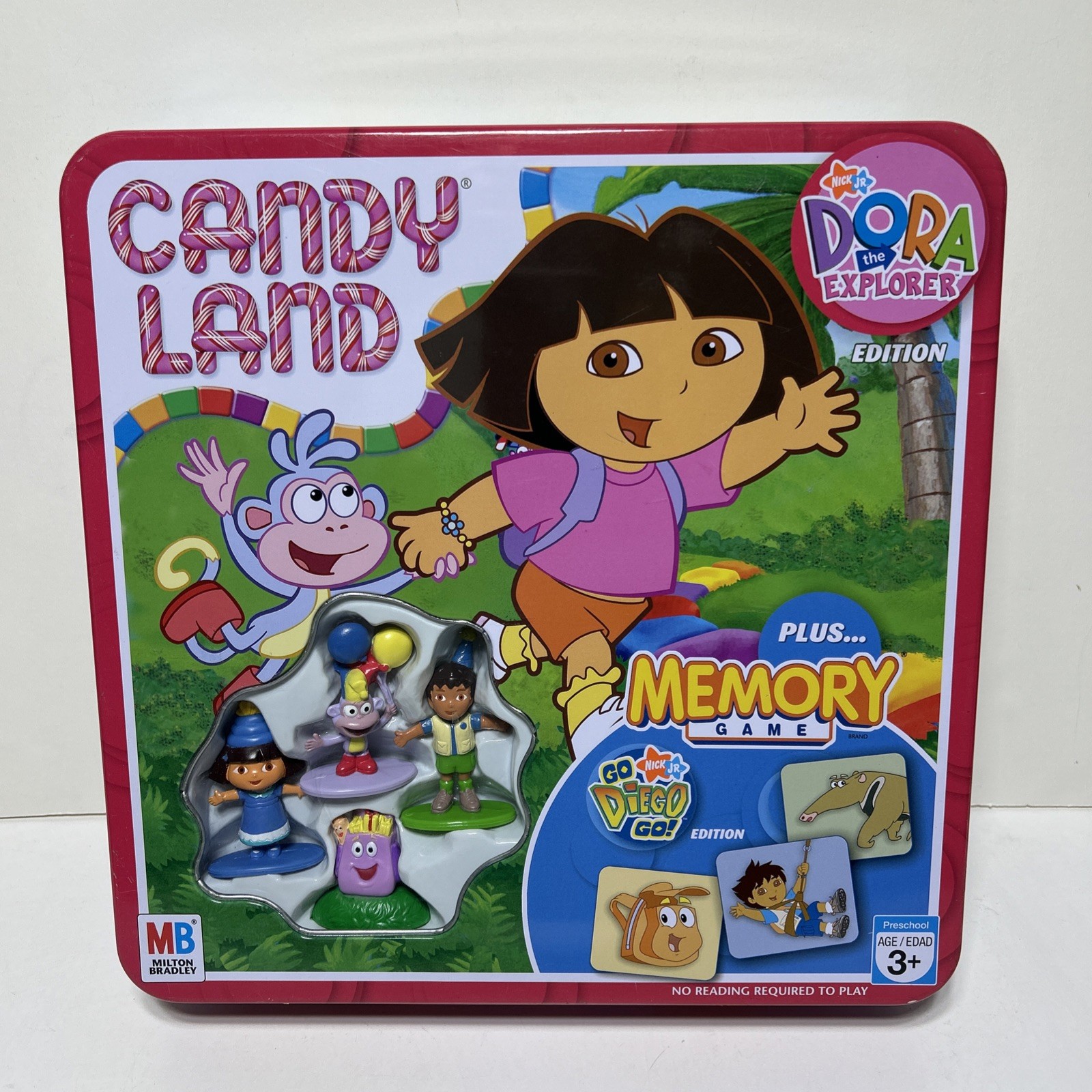 Dora the Explorer Candy Land Nick Jr Collector’s Tin Edition Plus Go Diego New