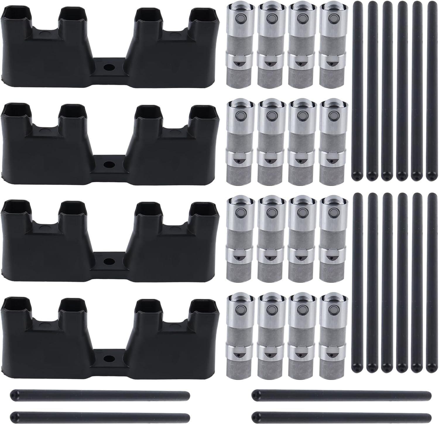 Delphi LS7 Lifters,Guide Trays and Pushrods Compatible With LS1 LS2 LS3 LS6 LQ4