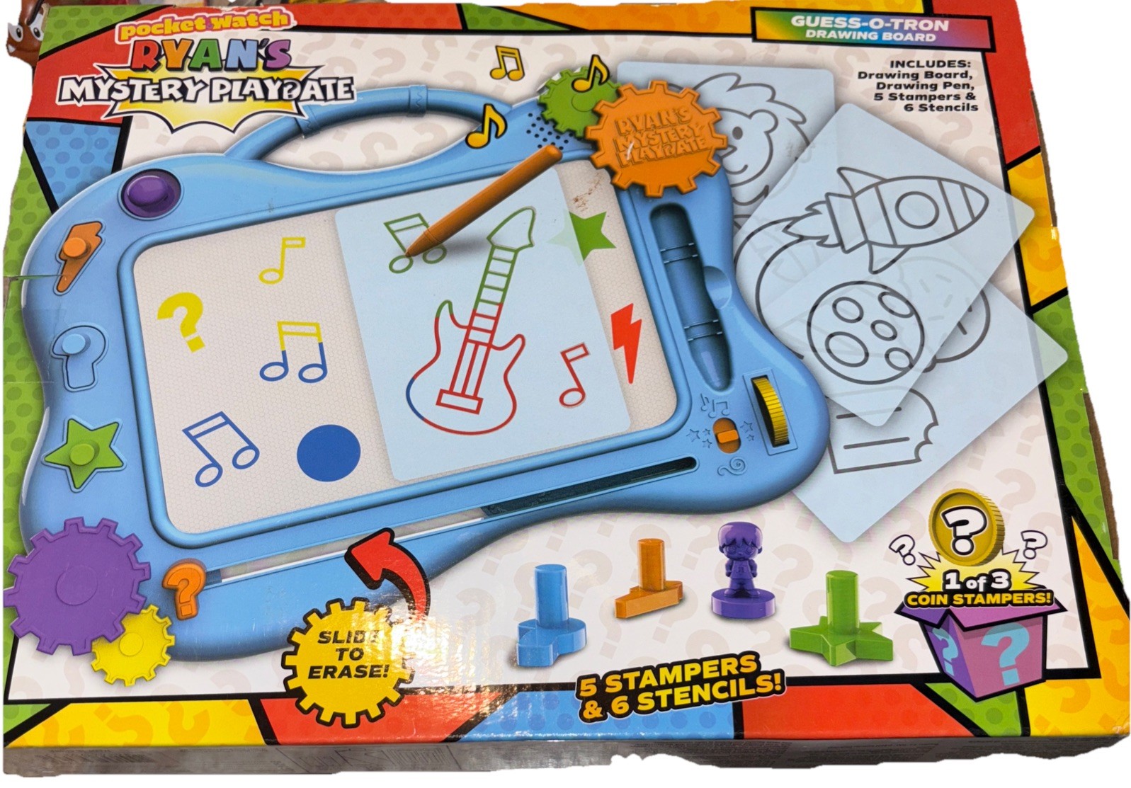 Ryan’s Mystery Playdate Guess-O-Tron Drawing Board, Ages 3+