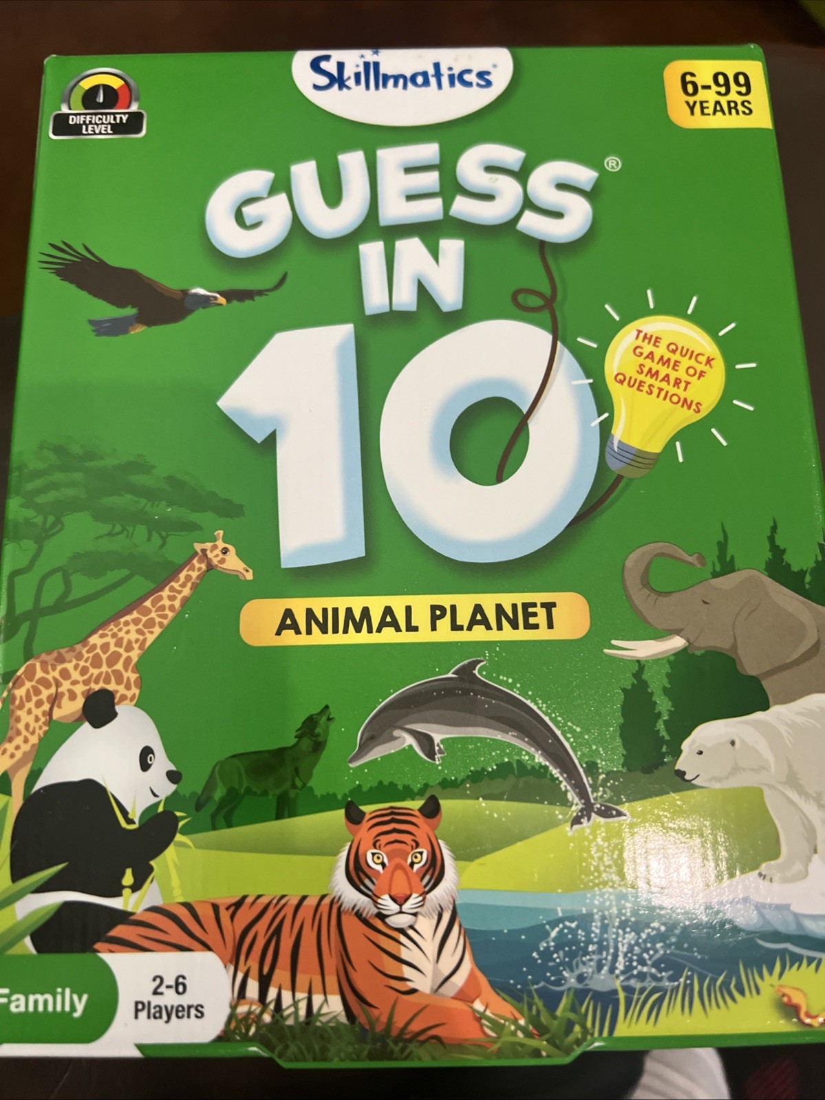 Skillmatics Guess in 10 Animal Planet Card Game