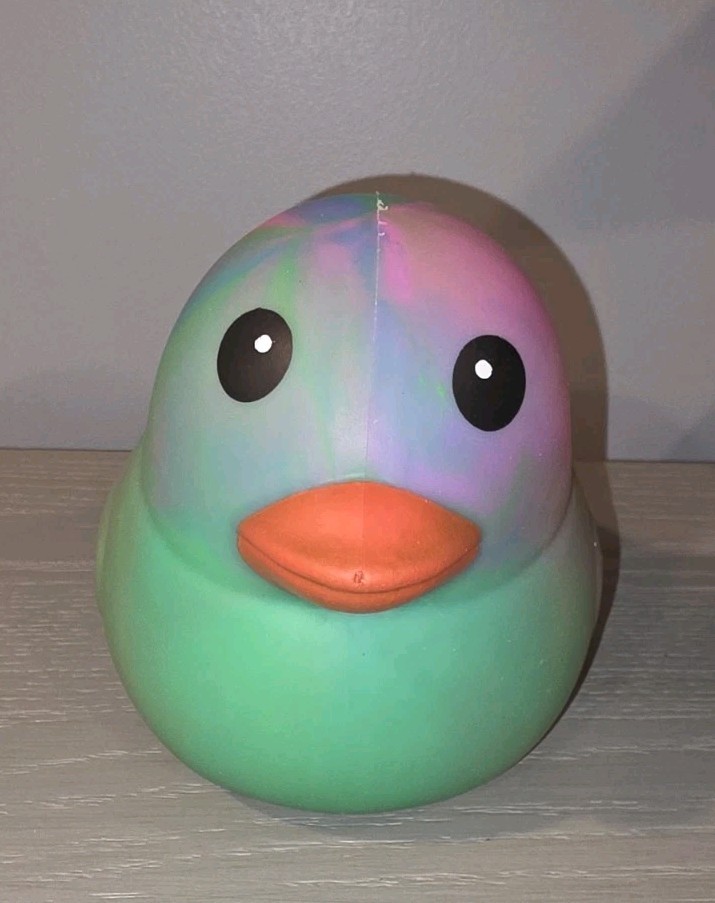 Sunny Days Tye Dye Duck Squishy – Pick Your Exact One!