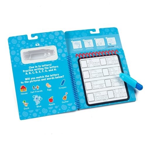 Melissa And Doug Blue Clues And You Water Wow Alphabet Reusable Activity Set