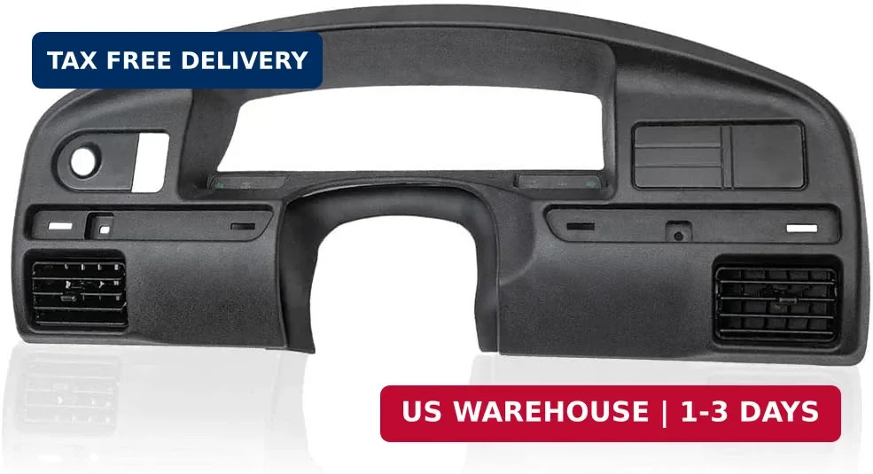 PIT66 Dash Panel Bezel Cover Compatible with 1992-1997 Ford F150 F250 F350 | Das