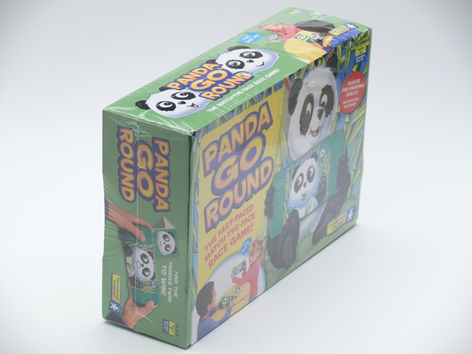 PANDA-GO-ROUND Match The Face Race Game Pre-Reading Skills BRAND NEW Ships FAST
