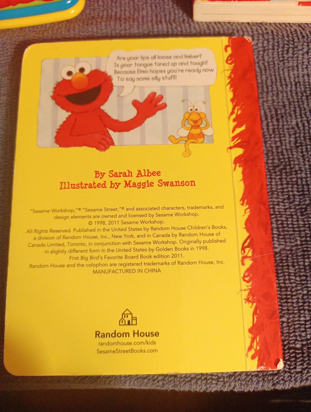 Sesame Street Elmo Goes to the Farm Interactive Musical Toy Book, 3 Book Lot