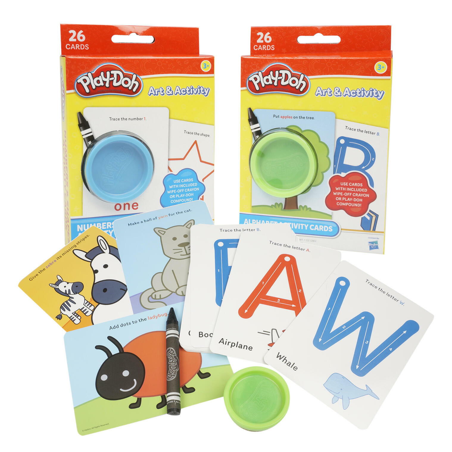 Preschool Flashcards Alphabet & Numbers Play Learn Activity Kit