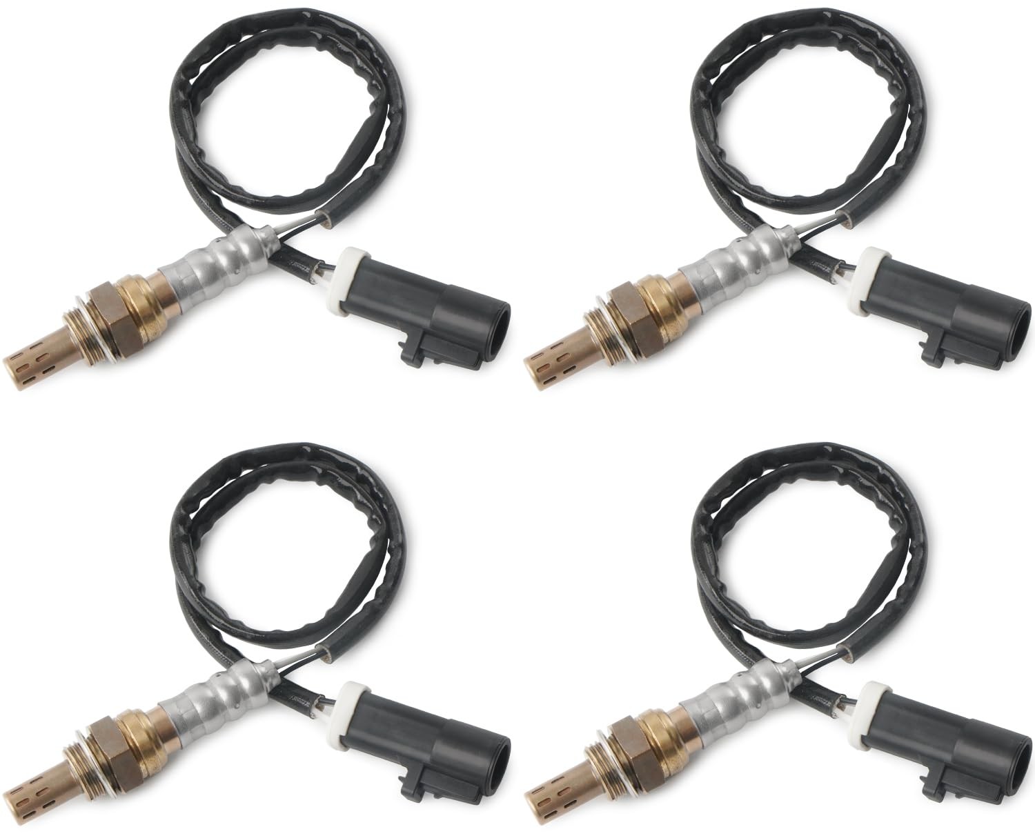4PCS 15717 Oxygen Sensor Upstream Downstream O2 Ford F150 Replacement