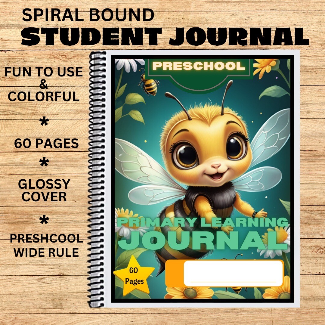Set of 10 – Preschool Story Journals – Student Journal #PS10