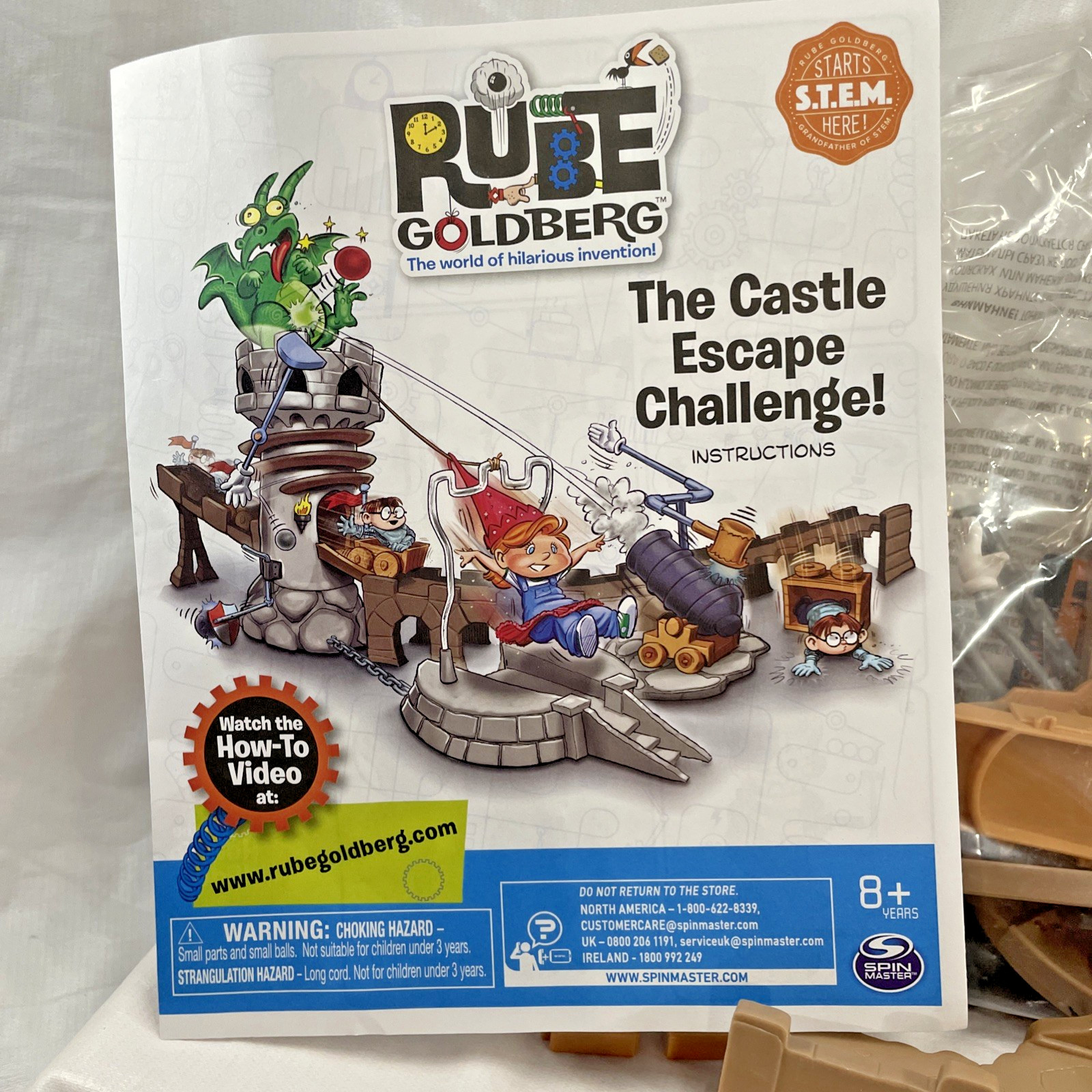 Wonderology Rube Goldberg The Castle Escape Challenge S.T.E.M. COMPLETE