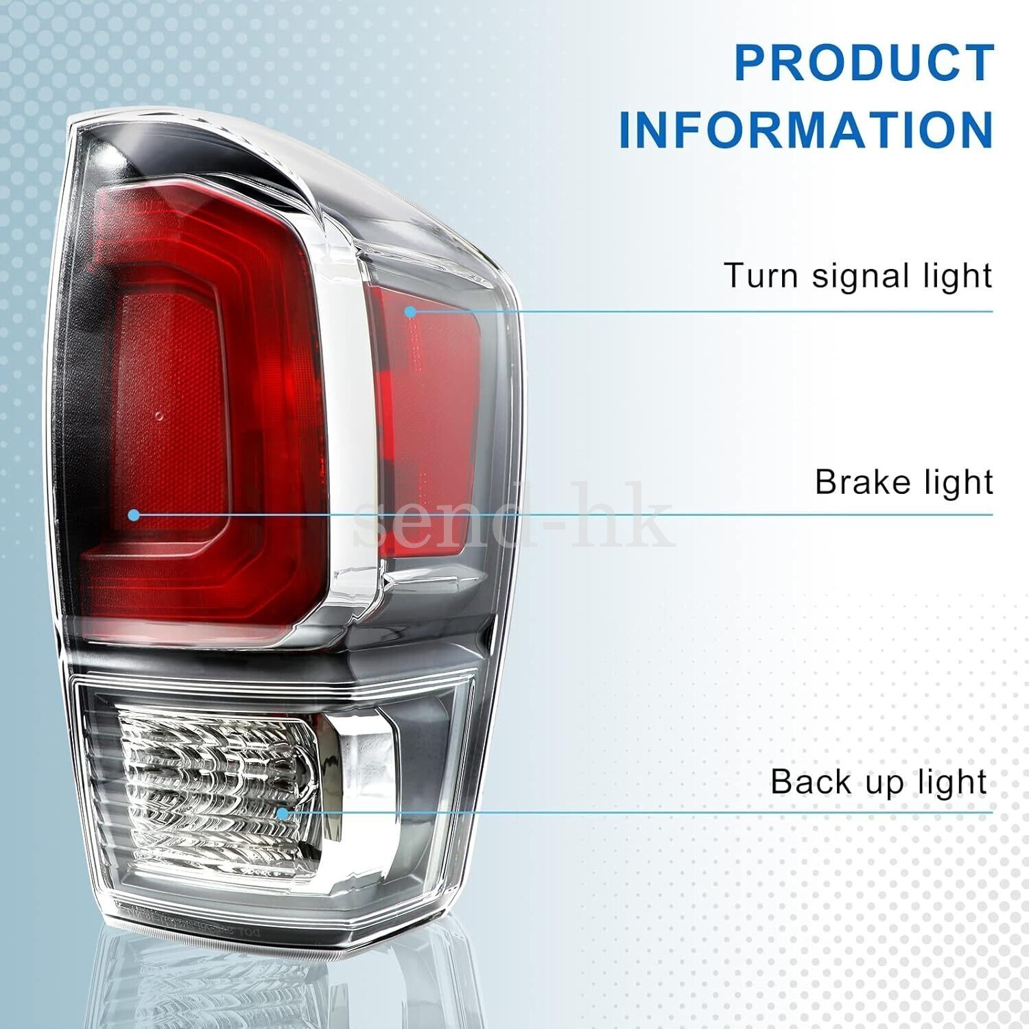 Tail Light Assembly Right Passenger Side 81550-04210 For 2020-21 Toyota Tacoma