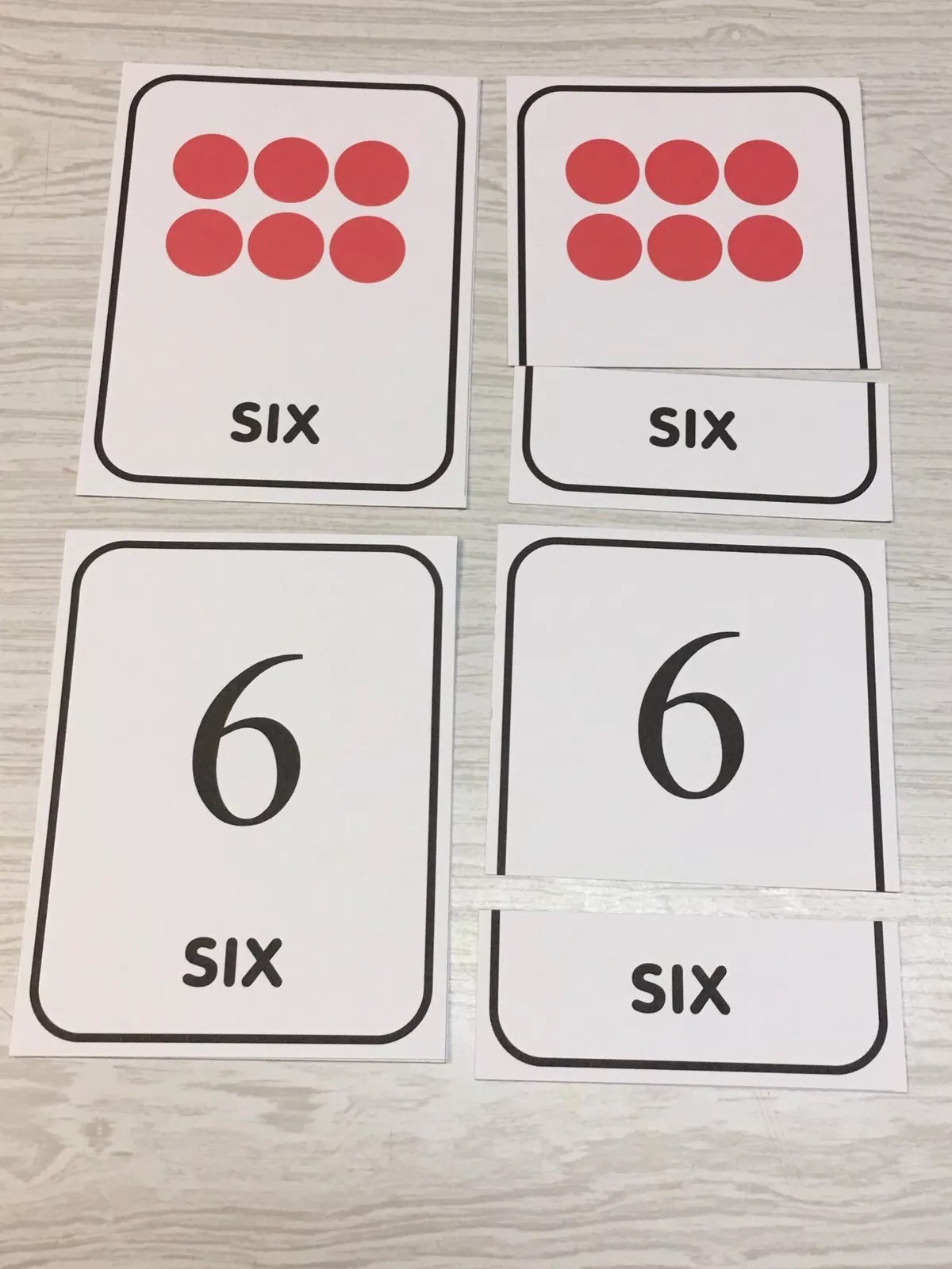 Identifying Numbers – Cards for Learning Center – Three Part Cards – Montessori