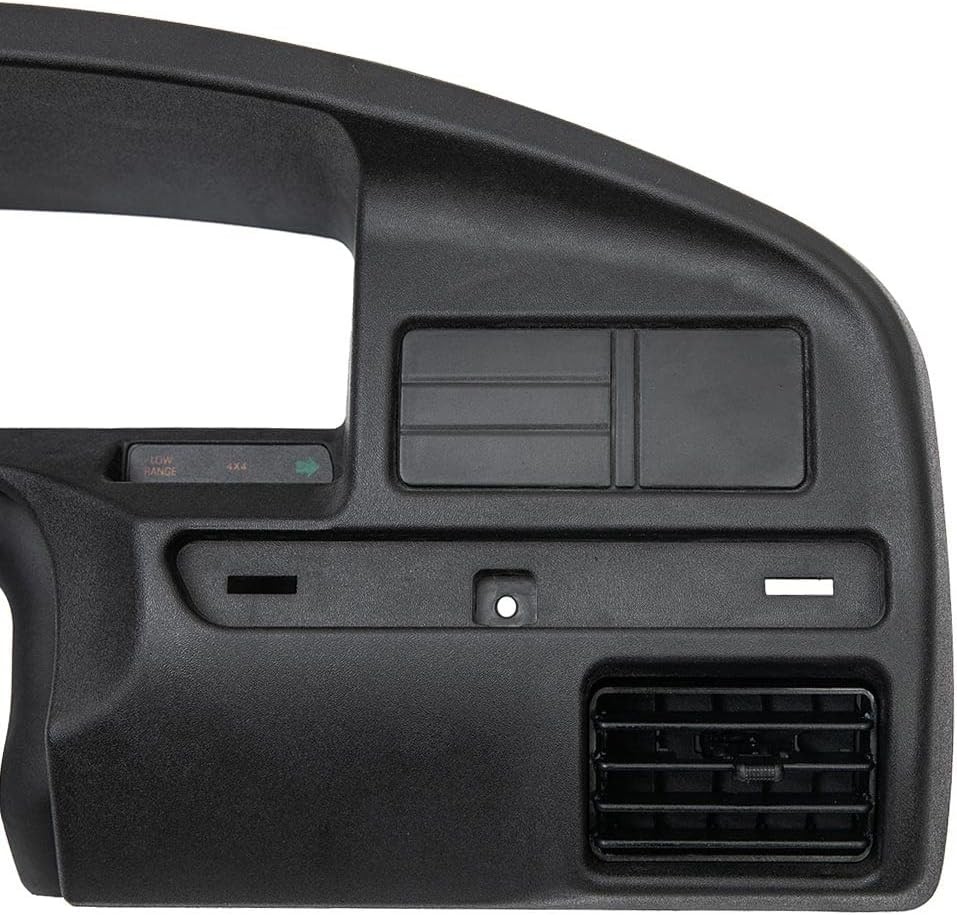 PIT66 Dash Panel Bezel Cover, (Gas Engine ONLY) Compatible with 1992-1997 Ford F