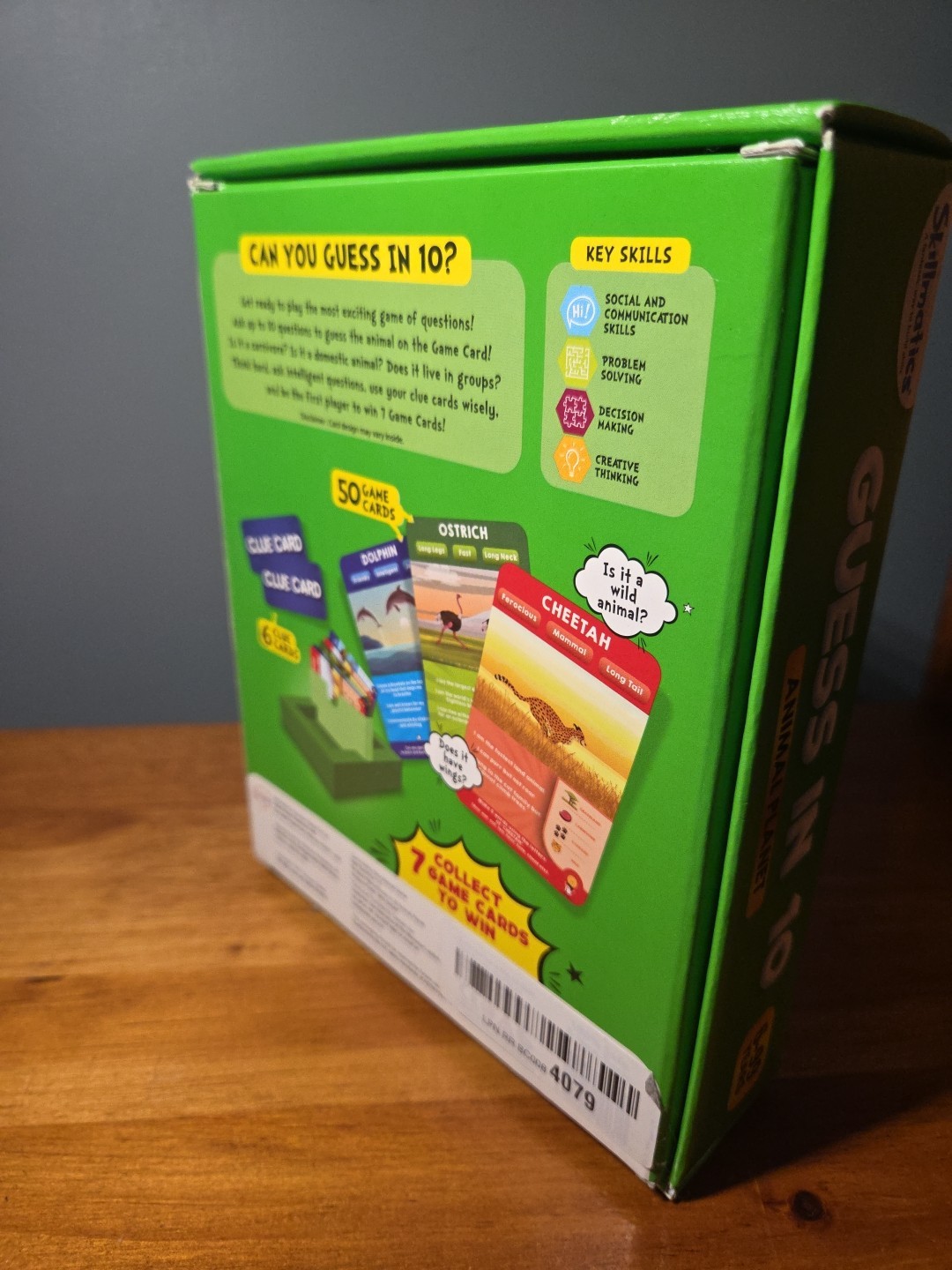 Guess in 10 Animal Planet Game Educational Family Fun Skillmatics 50 Cards