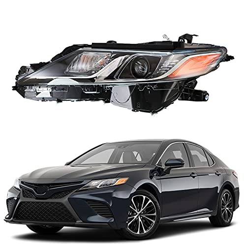 18-22 Toyota Camry L LE SE LED Headlight Black Housing Left Driver 8115006C40