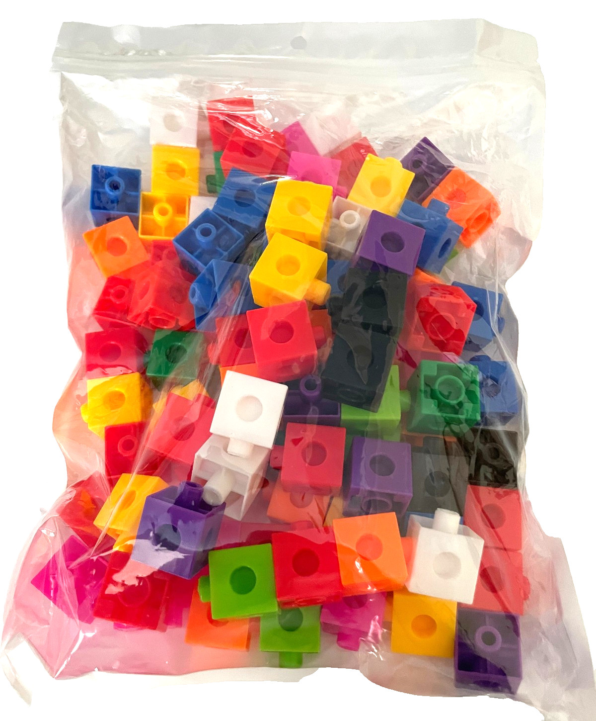 Childcraft Linking Cube Set, 3/4 Inches, Assorted Colors, Set of 100