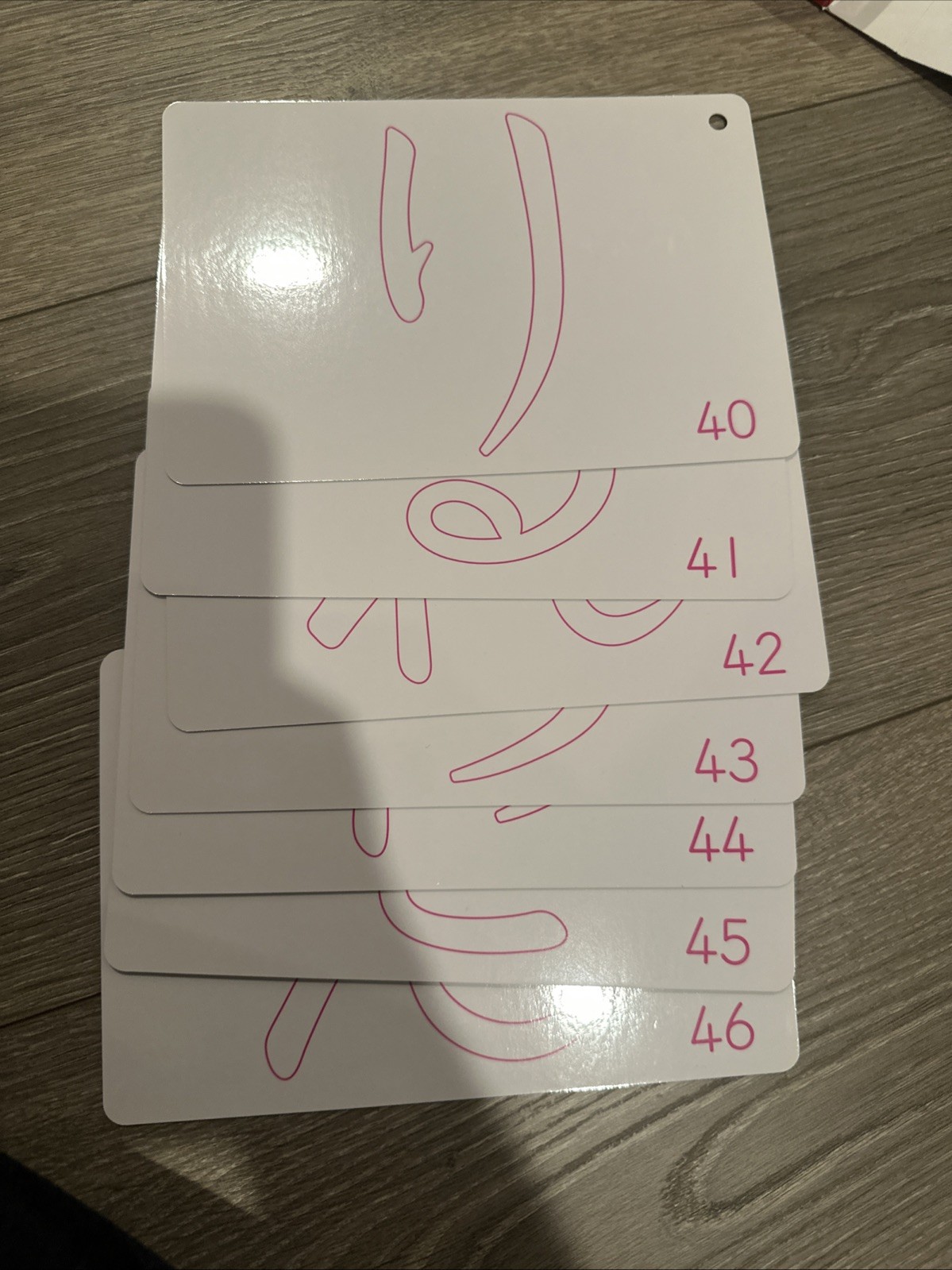 Kumon Japanese Language HIRAGANA Writing Card From Japan with pen